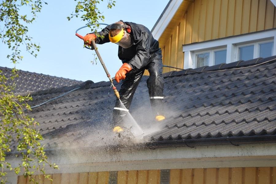 gutter pressure washing