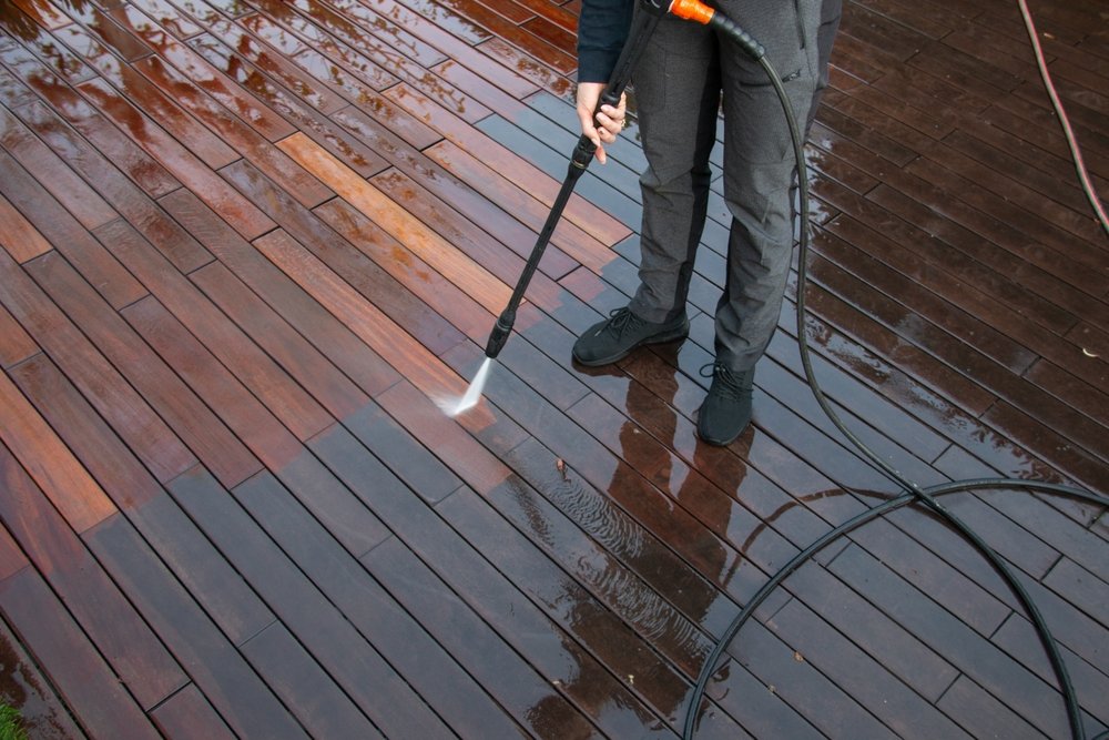 deck pressure cleaning