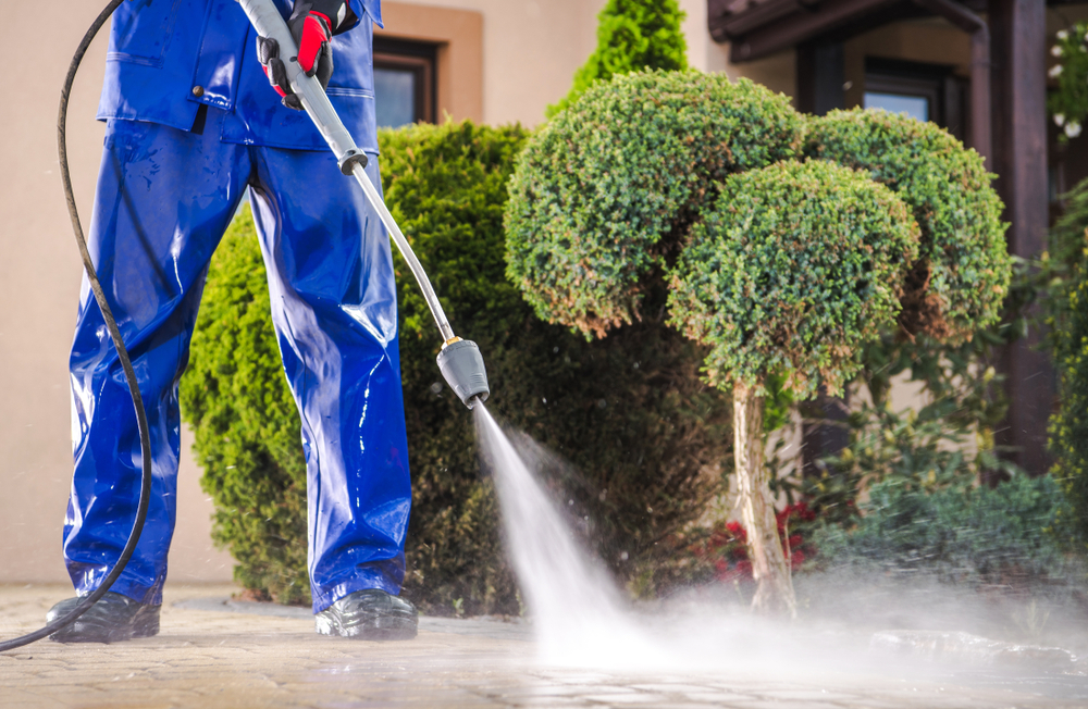 walkway cleaning
