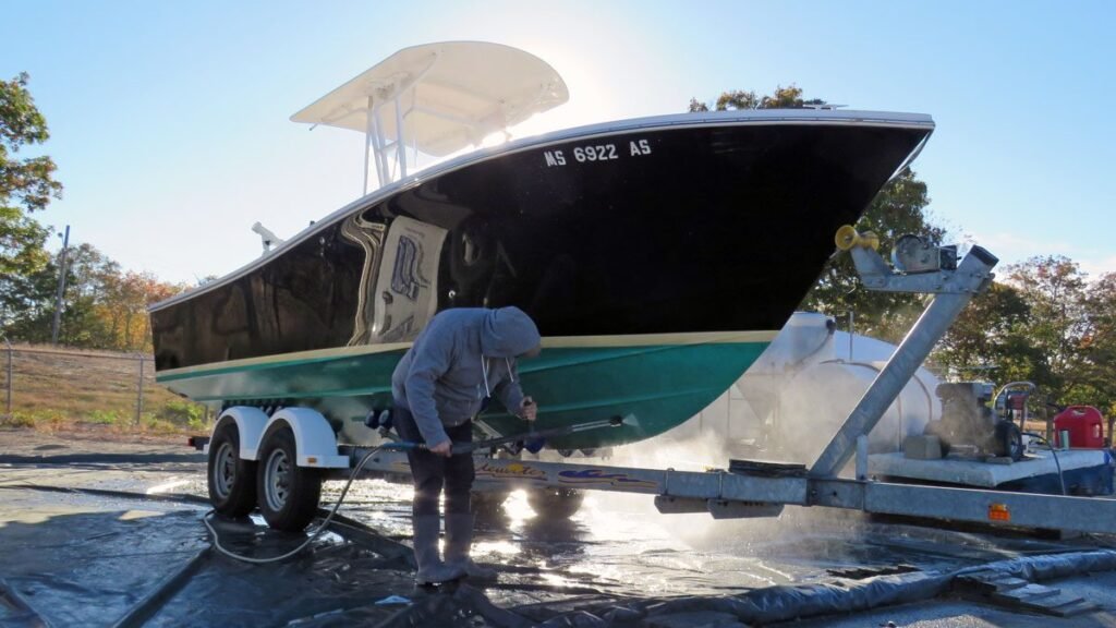 boat cleaning