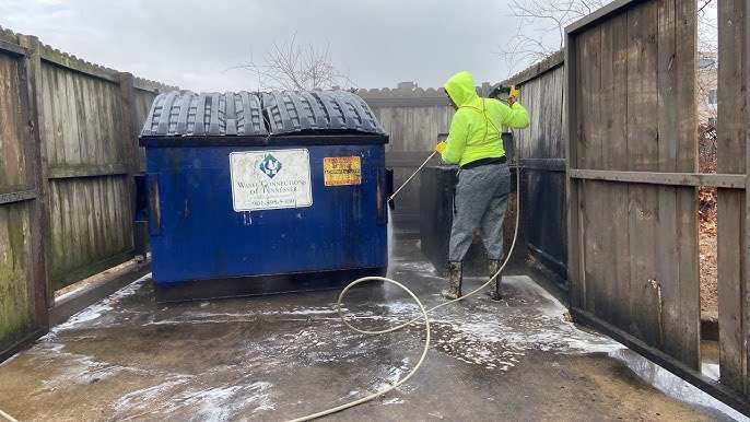 dumpster pressure washing