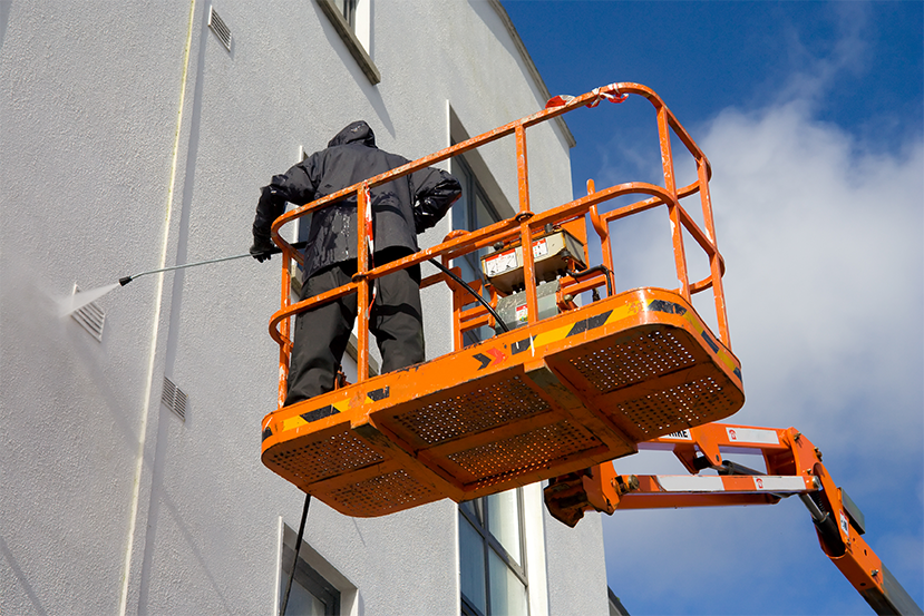 building pressure washing