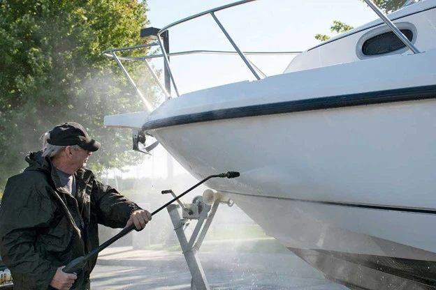 boat pressure washing